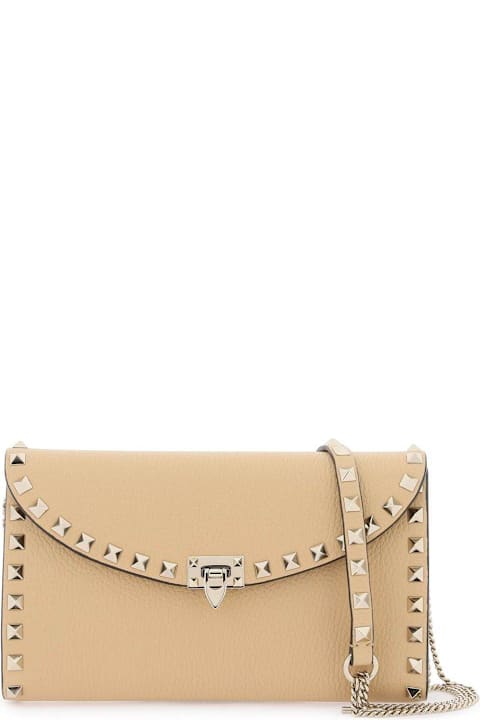 Homeware Valentino Garavani Garavani Rockstud Foldover Top Crossbody Bag