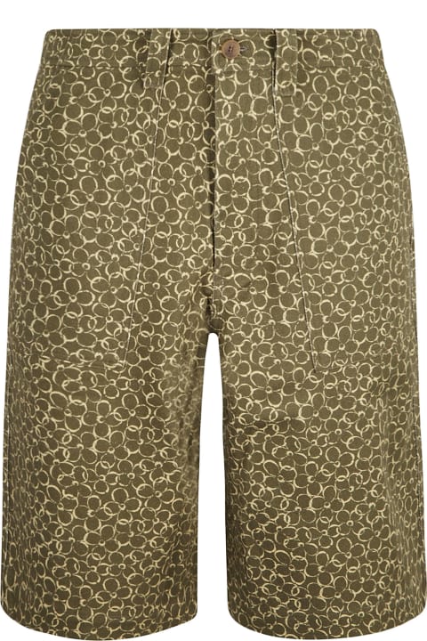 Pants for Men Maison Kitsuné All-over Printed Shorts
