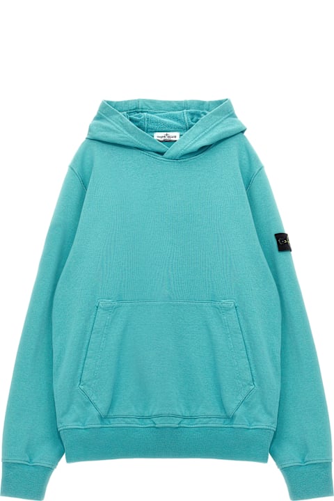أدوات منزلية Stone Island Junior Logo Badge Hoodie