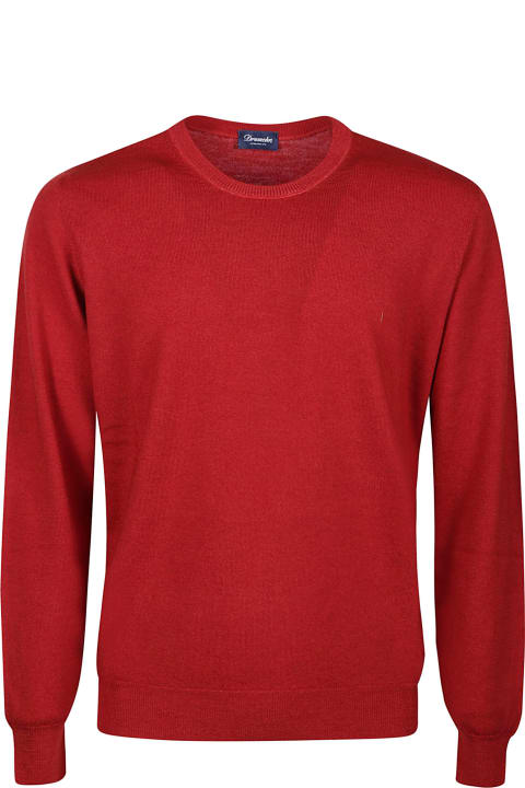 Drumohr Sweaters for Men Drumohr Long Sleeve Shaved Sweater