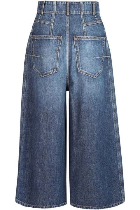 Jeans for Women Dior Wide-leg Denim Jeans