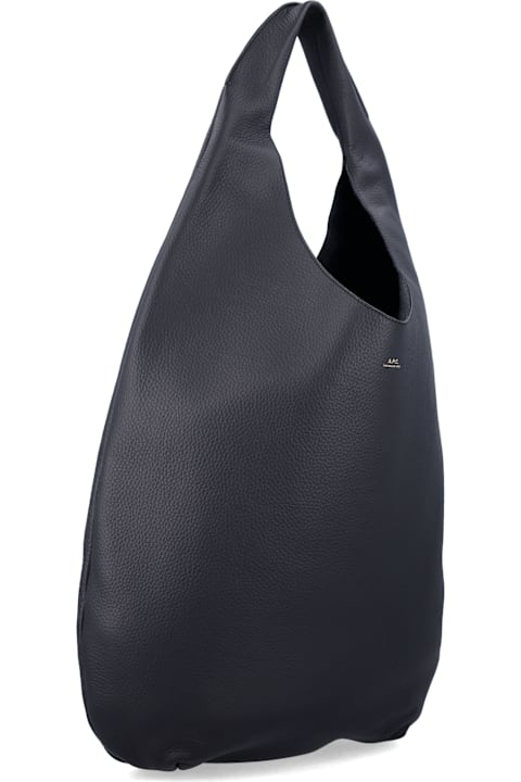 Homeware A.P.C. A.p.c. Le Neige Grained Leather Handbag