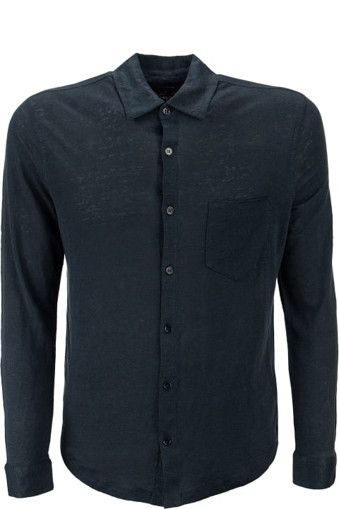 Majestic Filatures Clothing for Men Majestic Filatures Linen Shirt With Long Sleeves