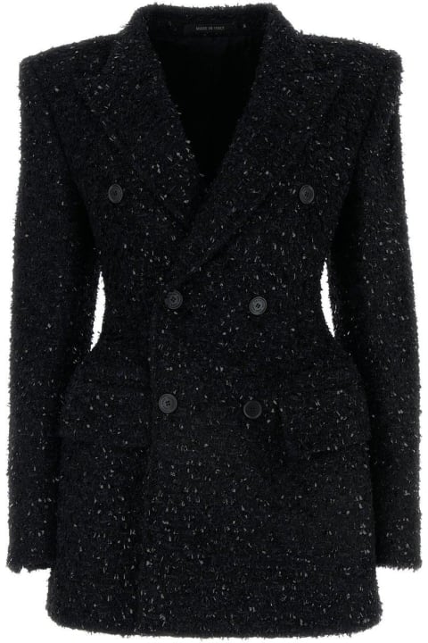 Balenciaga Clothing for Women Balenciaga Tweed Button-up Jacket