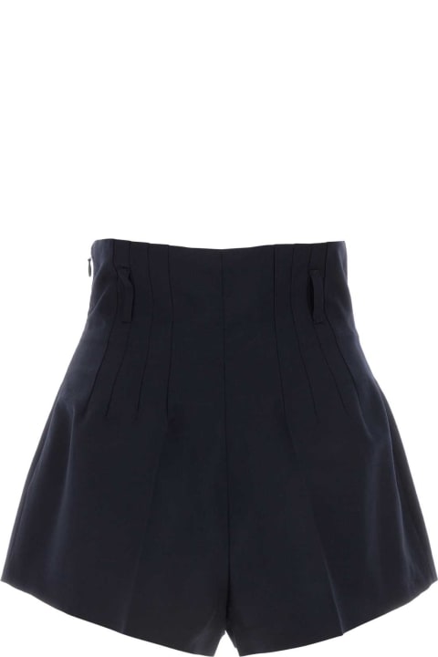 Prada Clothing for Women Prada Midnight Blue Wool Shorts