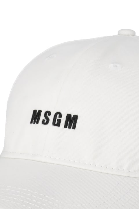 MSGM Men MSGM Baseball Cap With Logo