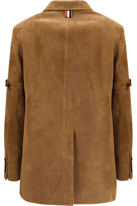 Homeware Thom Browne Ribbed Suede Jacket