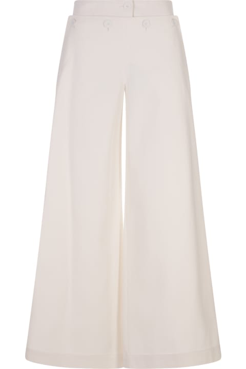 White Lampara Trousers