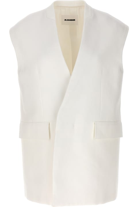 Jil Sander Coats & Jackets for Women Jil Sander Oversize Tailored Vest