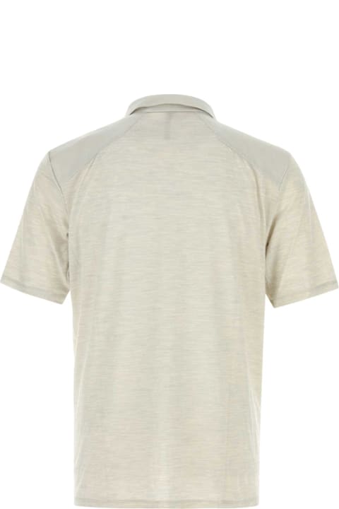 Homeware Arc'teryx Veilance Melange Light Grey Wool Blend Frame Polo Shirt