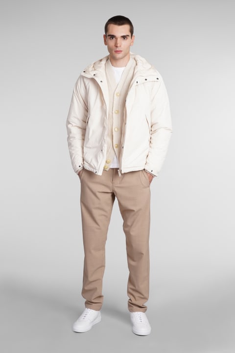 Aspesi Coats & Jackets for Men Aspesi Puffer In Beige Polyester