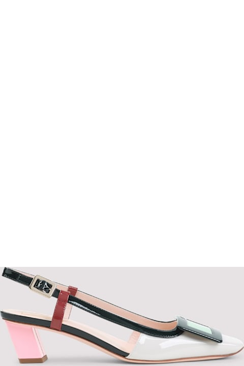 Roger Vivier Bv Lacquered Buckle 45 Pumps