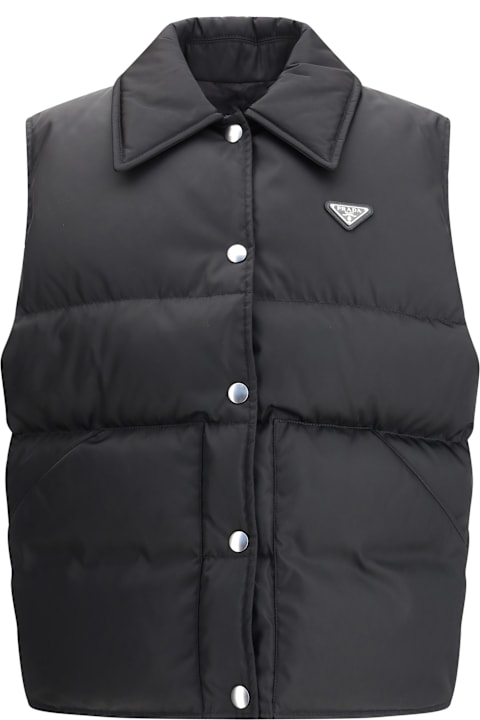Prada Padded Re-nylon Vest | italist
