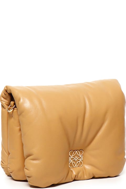 Loewe Bags for Women Loewe Goya Puffer Bag In Shiny Nappa Lambskin