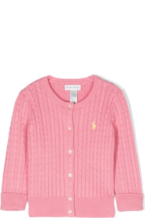 Polo Ralph Lauren Sweaters & Sweatshirts for Baby Girls Polo Ralph Lauren Mini Cable Tops Sweater