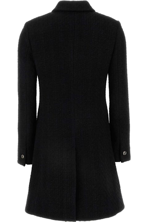 Gucci for Women Gucci Black Tweed Coat