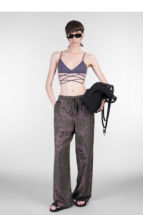 The Attico Pants & Shorts for Women The Attico Pants In Green Viscose