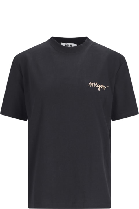 Fashion for Men MSGM Logo T-shirt