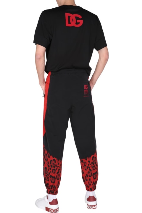 Fashion for Men Dolce & Gabbana Jogging Pants With Animal Print