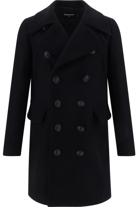 Dsquared2 Coats & Jackets for Women Dsquared2 Double Breasted Long-sleeved Coat