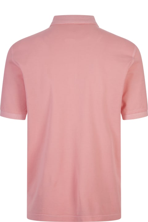 Fedeli for Men Fedeli Pink Cotton Pique Polo Shirt