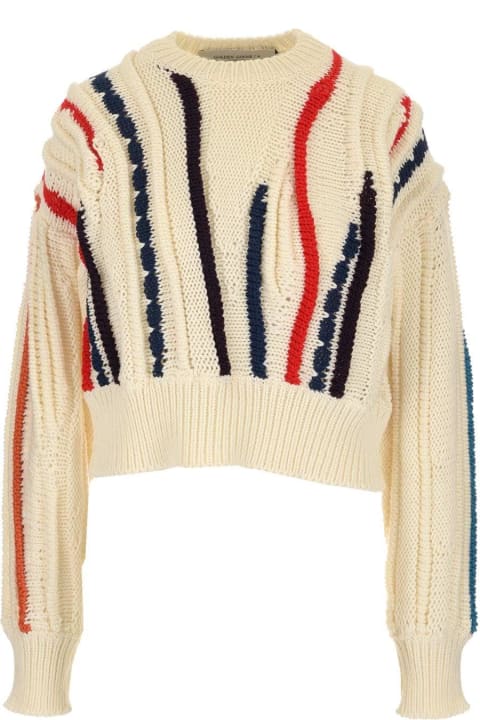 Fashion for Women Golden Goose Striped Knit Sweater