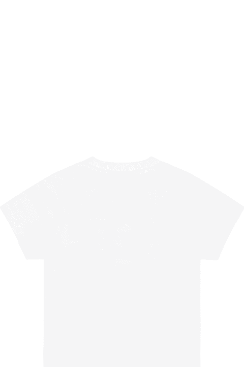 Topwear for Baby Boys Hugo Boss White T-shirt For Baby Boy With Logo