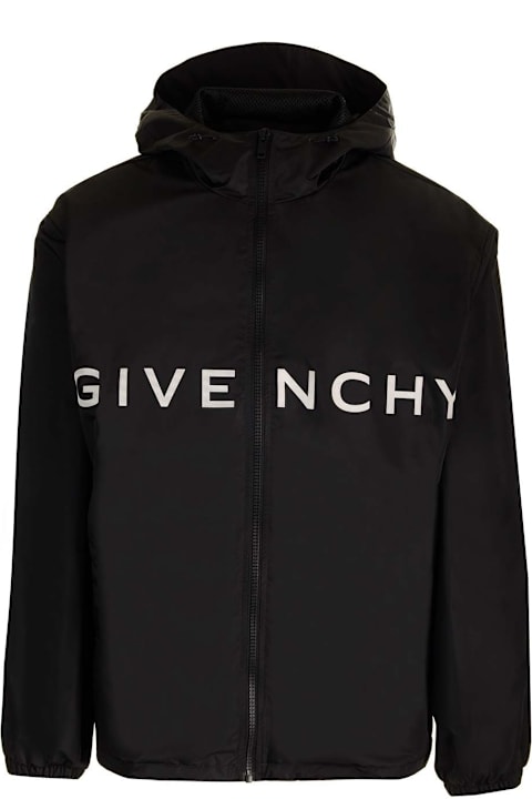 Givenchy معاطف وجواكت لـ القسم الرجالي Givenchy Black Windbreaker