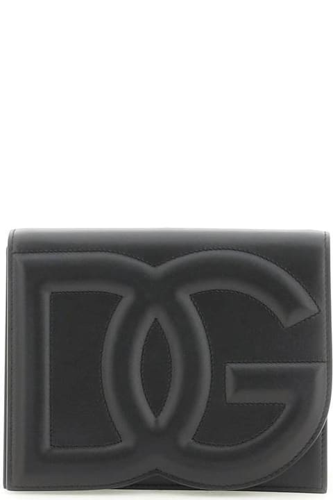 Dolce & Gabbana Clutches for Women Dolce & Gabbana Leather Shoulder Bag
