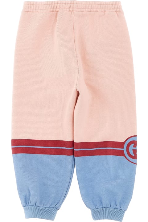 Gucci Bottoms for Baby Girls Gucci Logo Joggers