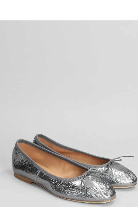 Anniel Shoes for Women Anniel Ballet Flats In Silver Leather