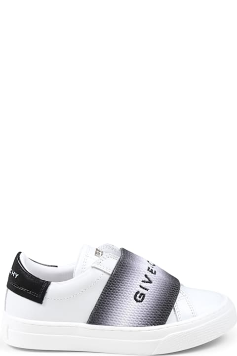 Givenchy Shoes for Boys Givenchy White Sneakers For Kids With Logo