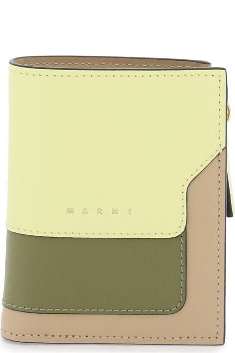 Marni Wallets for Women Marni Multicolored Saffiano Leather Bi-fold Wallet