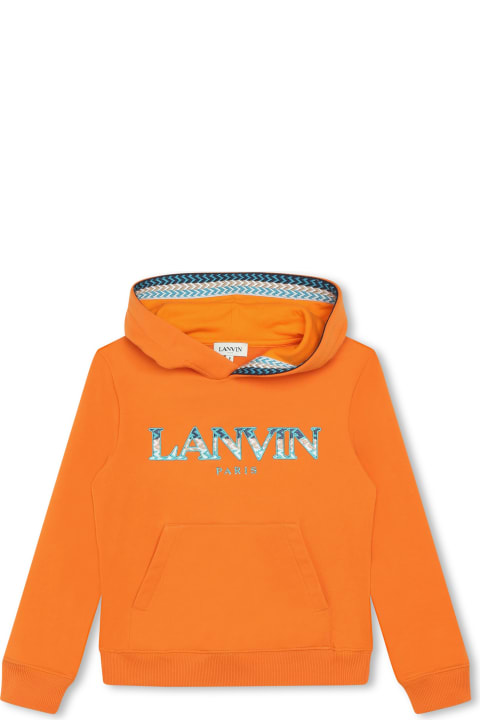 ボーイズ Lanvinのニットウェア＆スウェットシャツ Lanvin Felpa Con Logo