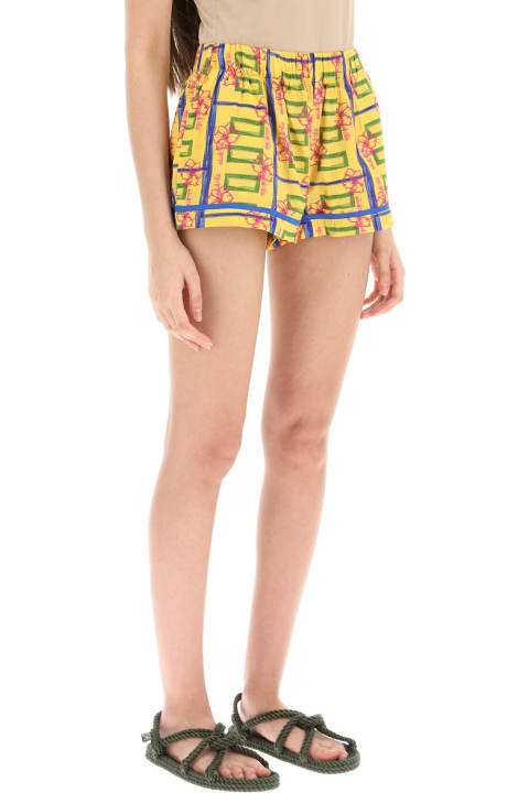 All-over Printed Cotton 'zyon' Shorts