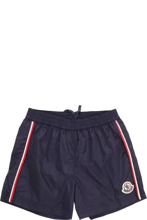 Moncler Swimwear for Boys Moncler Black Moncler Swimsuit