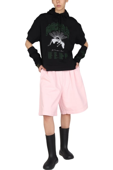 Raf Simons Fleeces & Tracksuits for Women Raf Simons Logo Print Sweatshirt