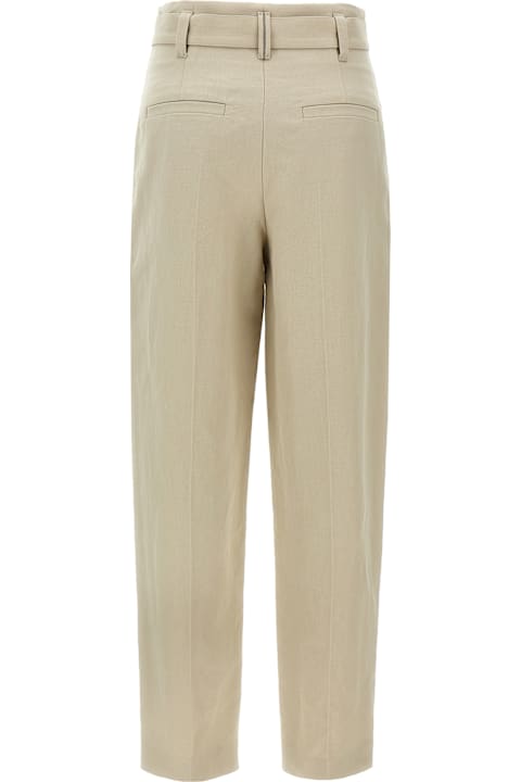 Brunello Cucinelli Clothing for Women Brunello Cucinelli Linen Trousers