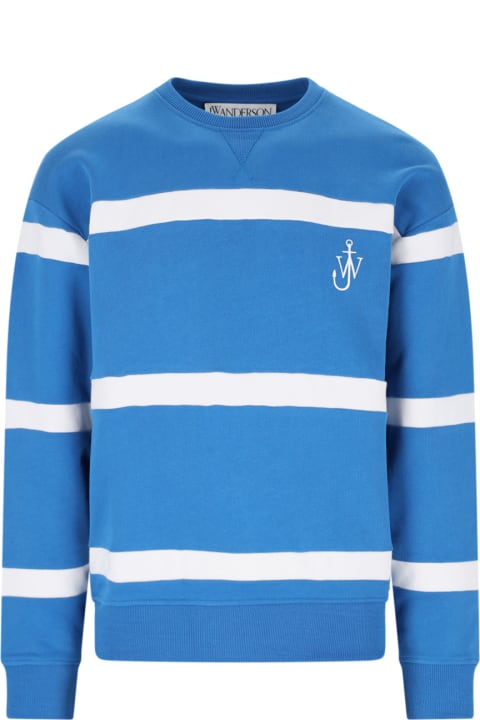 J.W. Anderson Fleeces & Tracksuits for Men J.W. Anderson Striped Sweatshirt