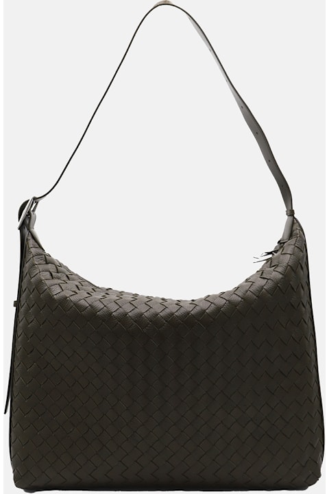 Bottega Veneta Totes for Men Bottega Veneta Dark Green Traveller Totes