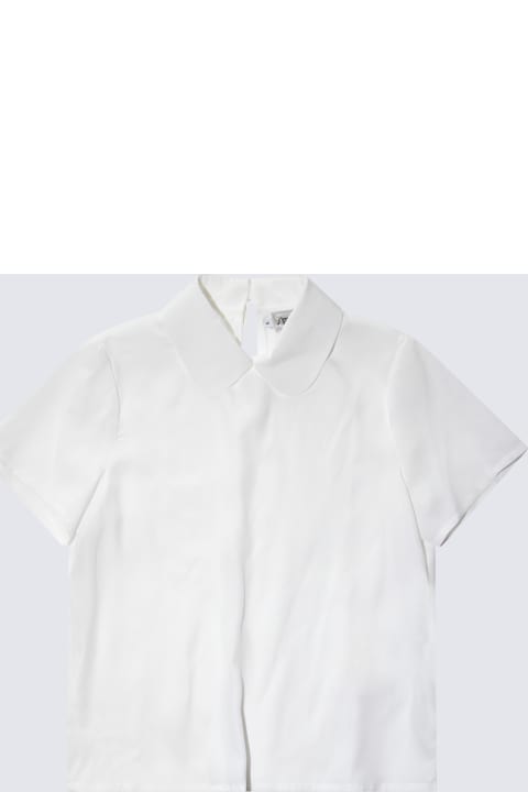 Simonetta Shirts for Girls Simonetta White Shirt