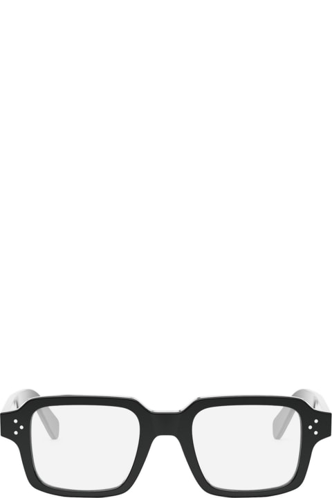 メンズ Celineのアイウェア Celine Cl50144u Bold 3 Dots Hd 001 Glasses
