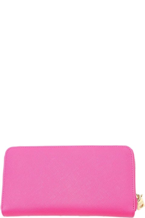 Moschino Wallets for Women Moschino Logo-plaque Zipped Continental Wallet