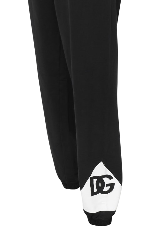 Dolce & Gabbana for Men Dolce & Gabbana Cotton Sports Trousers With Logo
