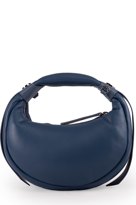 Hogan Totes for Women Hogan Bam Bam Mini Hobo Bag In Leather
