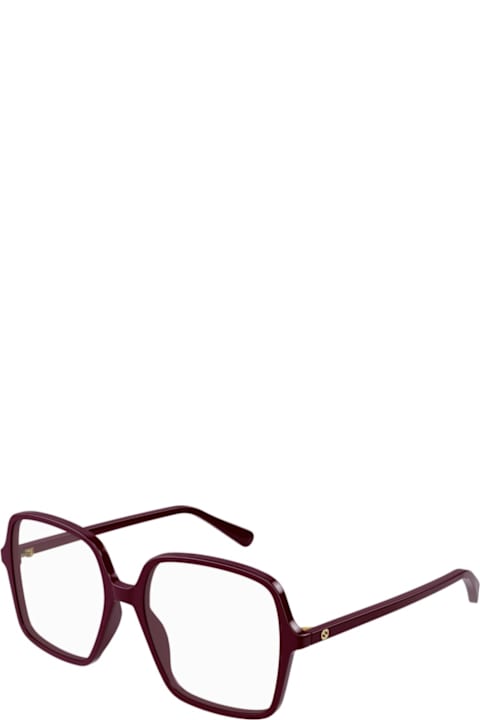 Gucci Eyewear Eyewear for Women Gucci Eyewear Gg1003o005 Burgundy Burgundy Tra