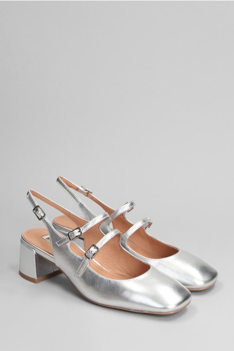 Shoes Sale for Women Bibi Lou Ninetta Pumps In Silver Leather