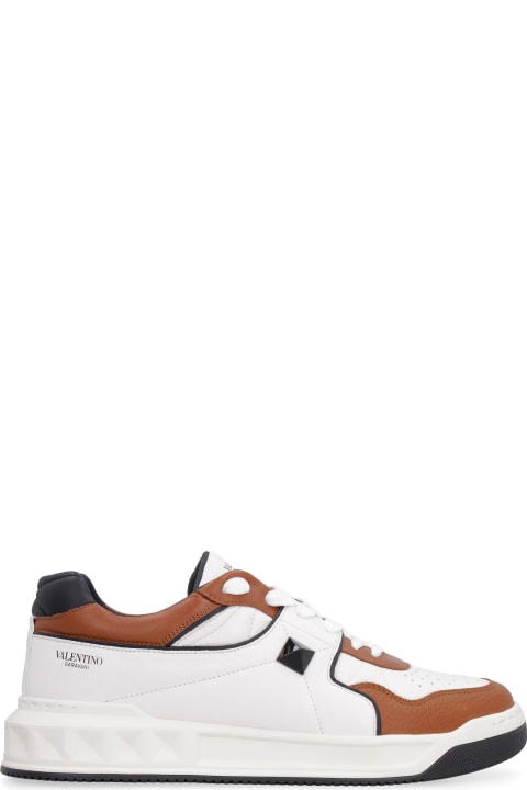 Sneakers Sale for Men Valentino Garavani Leather Low-top Sneakers