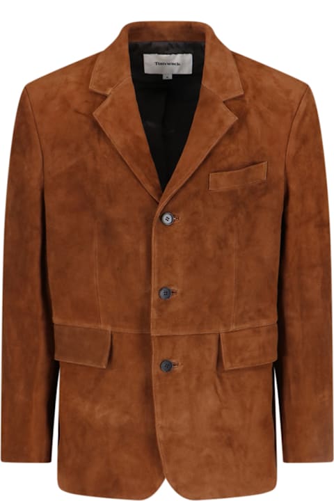 Tonywack for Men Tonywack Single-breasted Suede Jacket