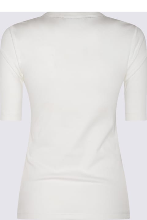 ウィメンズ Fabiana Filippiのトップス Fabiana Filippi White Cotton T-shirt